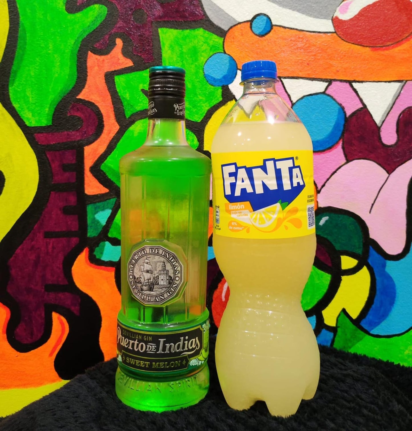 Pack Ginebra Puerto de Indias de Melón + Fanta de limón