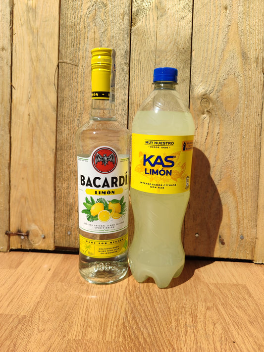 Pack Ron Bacardi de Limón + Kas de limón