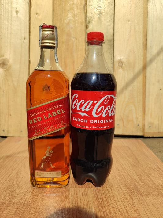 Pack Whisky Red Label + Coca-Cola