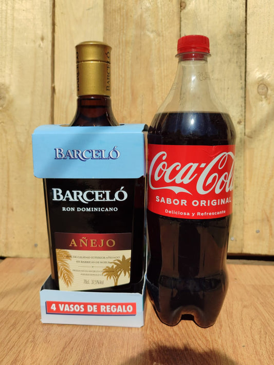 Pack Ron Barceló + Coca-Cola