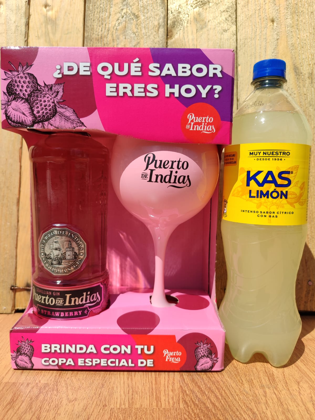 Pack Ginebra Puerto de Indias + Kas de limón